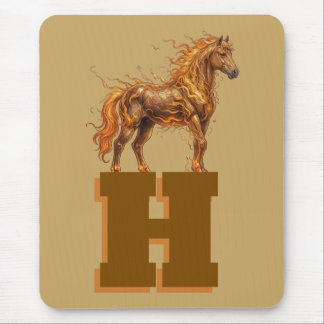 Wild Spirit Stampede – Majestätische laufende Pfer Mousepad