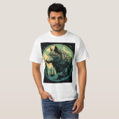 Wild Spirit Wolf T - Shirt - Forest Wilderness Ani (Vorne ganz)