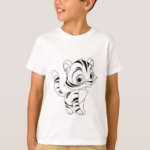 Wild Spirit - Youth Tiger Graphic Tri-Blend T-Shir T-Shirt