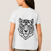 Wild Spirit - Youth Tiger Graphic Tri-Blend T-Shir Tri-Blend Shirt (Rückseite)