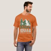 WILD SQUAD CAMPING retro T-Shirt (Vorne ganz)