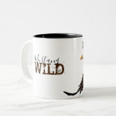 Wild Stallion Shamans "Freedom Flight"-Tasse  Zweifarbige Tasse (Vorderseite Links)