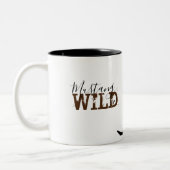 Wild Stallion Shamans "Freedom Flight"-Tasse  Zweifarbige Tasse (Links)
