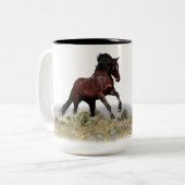 Wild Stallion Strut auf dieser Tasse (Vorderseite Links)