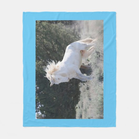 Wild Stallion Survivor Fleece Blanket (Vorderseite)