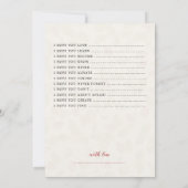 WILD STRAW BERRY SWEET BABY SHOWER EINLADUNG (Rückseite)