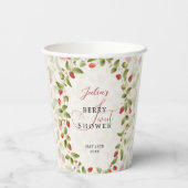 WILD STRAW BERRY SWEET BABY SHOWER PAPPBECHER (Rückseite)