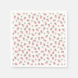 Wild Strawberries Party Napkins Serviette