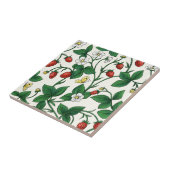 Wild strawberries red/yellow/green/off white fliese (Seite)