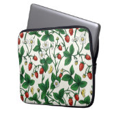 Wild strawberries red/yellow/green/off white laptopschutzhülle (Vorderseite Links)
