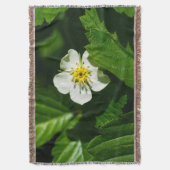 Wild Strawberry Blume Decke (Vorderseite Vertikal)