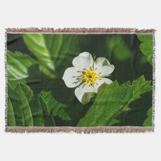 Wild Strawberry Blume Decke (Vorderseite)