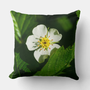 Wild Strawberry Blume Kissen