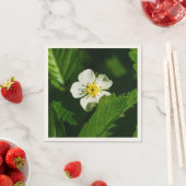 Wild Strawberry Blume Serviette (Beispiel)