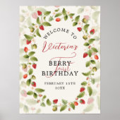 WILD STRAWBERRY SWEET BABY BIRTHDAY POSTER (Vorne)