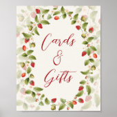 WILD STRAWBERRY SWEET BABY SHOWER POSTER (Vorne)