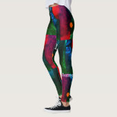 Wild Street Art Urban Red Blue Green Mode Leggings (Links)
