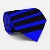 Wild Stripe Krawatte (Cool blau) (Gerollt)
