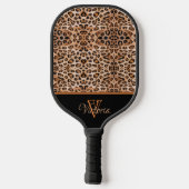 Wild Style Leopard Muster Pickleball Paddles (Rückseite)