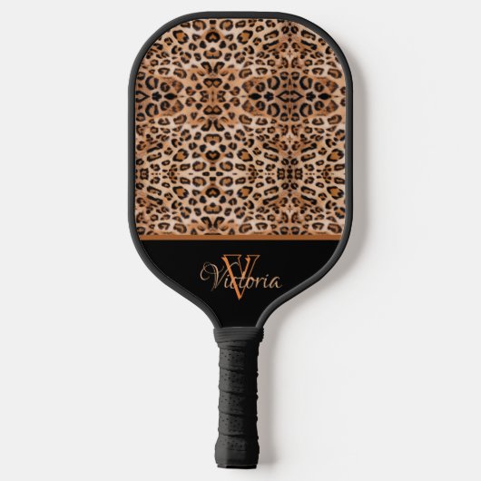 Wild Style Leopard Pickleball Paddles (Rückseite)