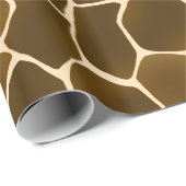 Wild Style Safari Giraffe Spots Tierhautwerbung Geschenkpapier (Rolleneckpunkt)