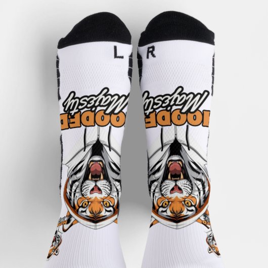 Wild Style | Tiger Logo Fashion Socken (Oben)