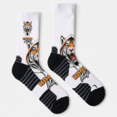 Wild Style | Tiger Logo Fashion Socken (Rechts)
