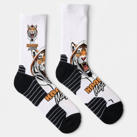 Wild Style | Tiger Logo Fashion Socken (Rechts)