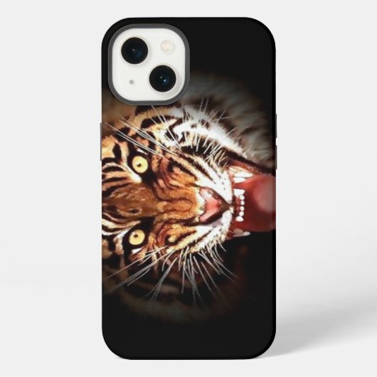 Wild Sumatran Tiger iPhone Hülle (Rückseite)