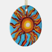 Wild Sun Keramik Ornament (Rechts)