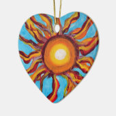 Wild Sun Keramikornament (Links)