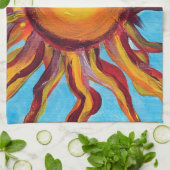 Wild Sun Küchentuch (Gefaltet)