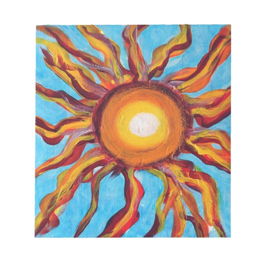 Wild Sun Notizblock (Vorderseite)