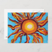 Wild Sun Postkarte (Vorne/Hinten)