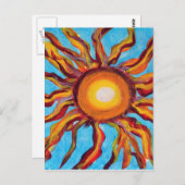 Wild Sun Postkarte (Vorne/Hinten)