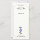 Wild Sweet William Rack Card (Rückseite)