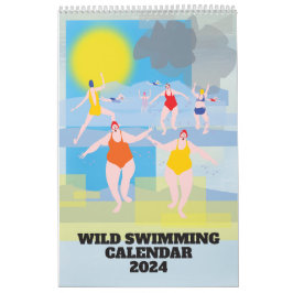 WILD SWIMMING CALENDAR 2024 KALENDER