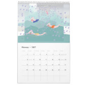 WILD SWIMMING CALENDAR 2025 KALENDER (Feb 2027)
