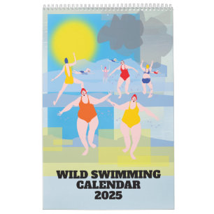 WILD SWIMMING CALENDAR 2025 KALENDER