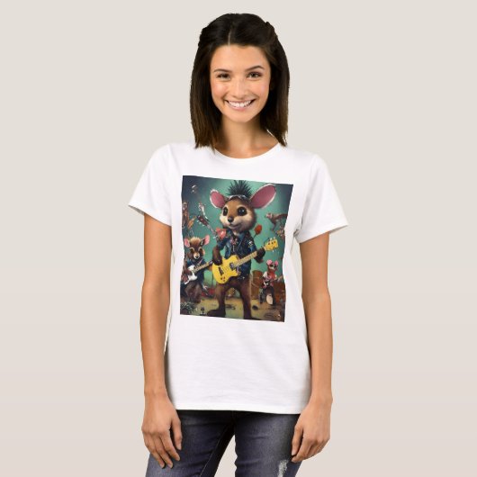 Wild Talent: Funny Animal Talent Show T-Shirt (Vorne ganz)