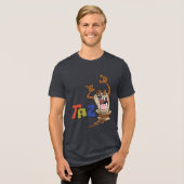 Wild TAZ™ Tri-Blend Shirt (Vorderseite voll)