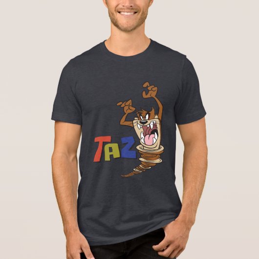 Wild TAZ™ Tri-Blend Shirt (Vorderseite)