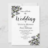 Wild Texas Cotton Design Einladung (Vorderseite)