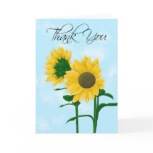 Wild Texas Sonnenblumen Danke, Card