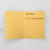 Wild Thing Feiertagskarte (Innenseite)