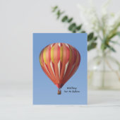 Wild Thing Hot Air Ballon Postcard Postkarte (Stehend Vorderseite)
