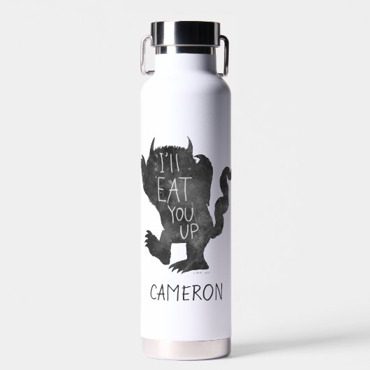 Wild Thing | Ich werde dich aufessen | Name hinzuf Trinkflasche (Vorne)