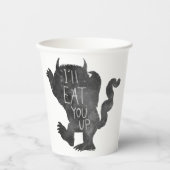 Wild Thing | Ich werde dich aufessen Pappbecher (Vorderseite)