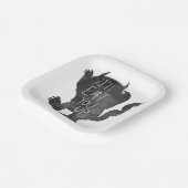 Wild Thing | Ich werde dich aufessen Pappteller (Gewinkelt)