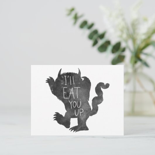 Wild Thing | Ich werde dich aufessen Postkarte (Stehend Vorderseite)